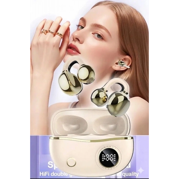 Yxg‑10 Bluetooth Kulaklık | Kablosuz Spor Ve Günlük Kullanım İçin – Mikrofonlu Ergonomik Şarjlı Krem