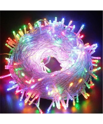 10m 100 Led Boncuk Lamba Rgb Işık Şeffaf Kablo Mz-18-1