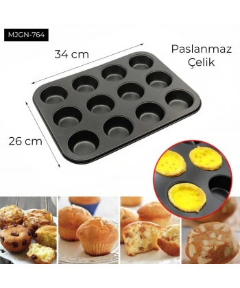 12 Gözlü Kek Kalıbı