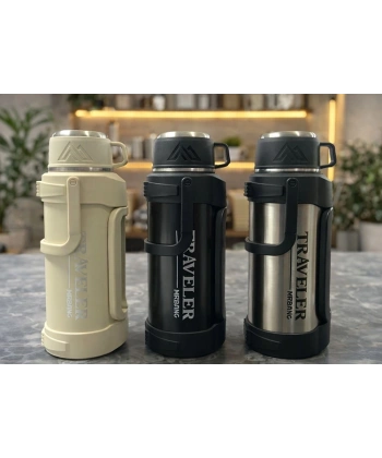 2000 Ml Çift Katmanlı Vakumlu Paslanmaz Çelik Termos Alk4641