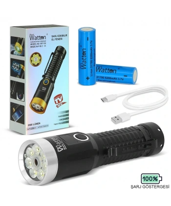 2800 Lümen Özel Seri Yeşil Lazer Özellikli Mıknatıslı  Wt-735