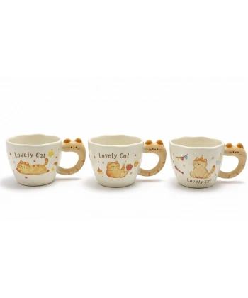 3d Kedi Figürlü Kupa Bardak Alk5036