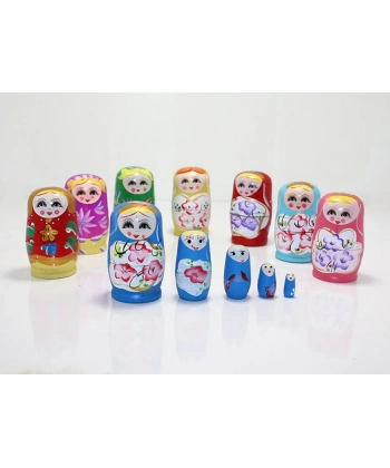 5li Ahşap Matruşka Alk1204