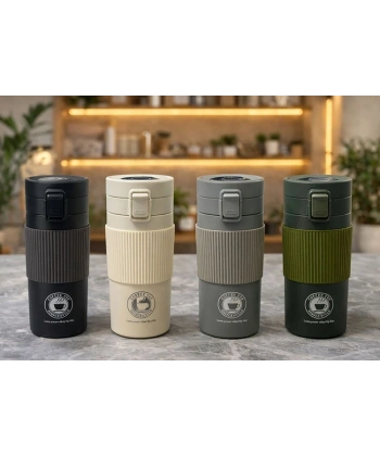 500 Ml Paslanmaz Çelik Termos Dereceli Mug - Sızdırmaz Kapaklı Çift Katmanlı Dereceli Termos  Alk4627