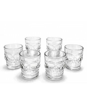 6lı Cam Kurukafa Bardak Seti Alk5116