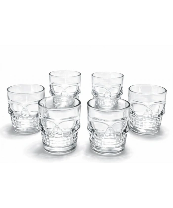 6lı Kurukafa Cam Shot Bardağı Alk2151