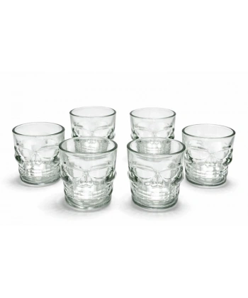 6lı Kurukafa Cam Shot Bardağı Alk2152