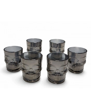 6lı Kurukafa Cam Shot Bardağı Alk5115