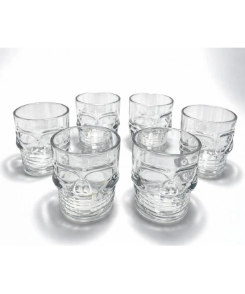 6lı Kurukafa Cam Shot Bardağı Alk5117