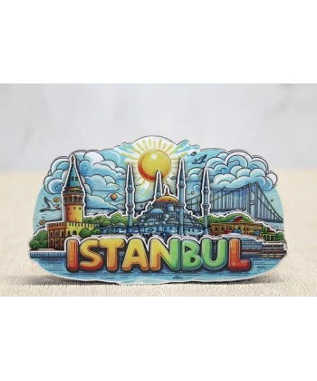 Ahşap İstanbul Temalı Magnet Alk4601