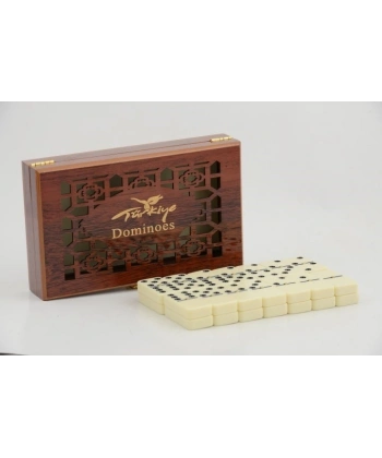 Ahşap Kutulu Melamin Domino Alk2268