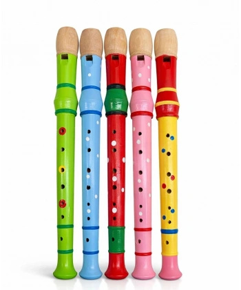 Ahşap Renkli Flüt Büyük Alk4392