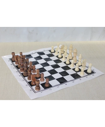 Ahşap Satranç Taşı 9 Cm Alk2603