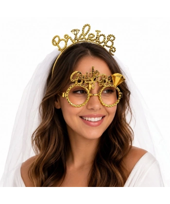 Bride To Be Gold Taç Ve Parti Gözlüğü Seti