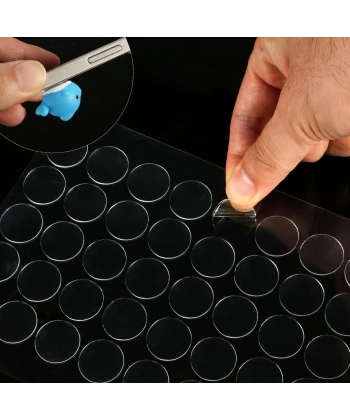 Çift Taraflı Yuvarlak Montaj Macunu 42li