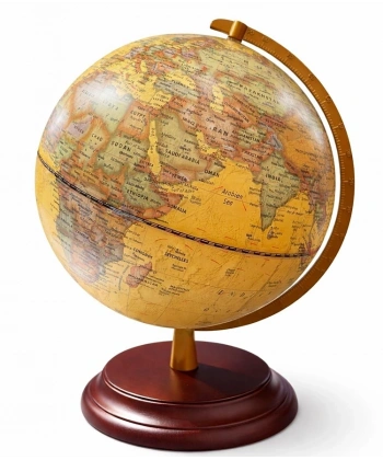 Dekoratif Işıklı Masa Üstü Dünya Küre Alk5261