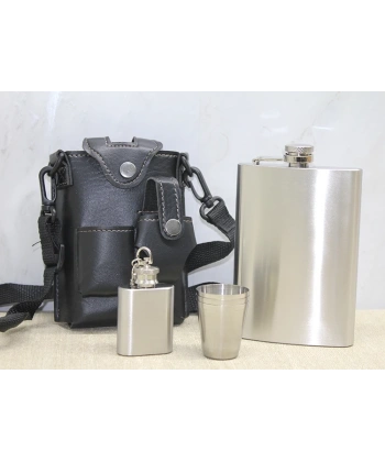 Deri Kılıflı Matara Seti Alk3928