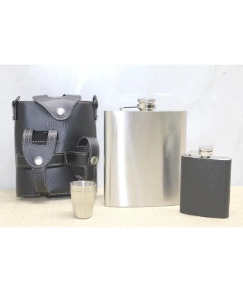 Deri Kılıflı Matara Seti Alk3930