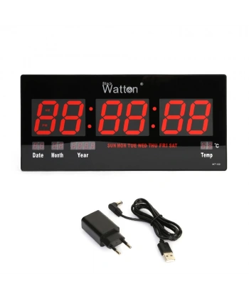 Dijital Duvar Ve Masa Saati Wt-109