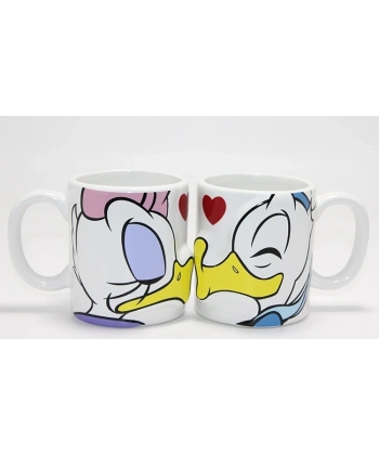 Donald Ve Daisy Duck 2li Öpüşen Çift Kupa Bardak Seti Alk4539