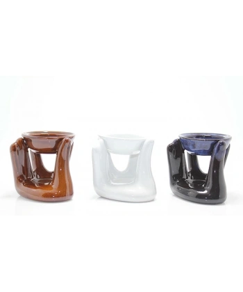 El Tasarımı Seramik Buhurdanlık Alk1136