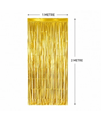 Gold Metalize Parti Perdesi 100x200 Cm – Kapı Ve Arka Fon Perdesi