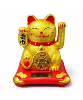 Güneş Enerjili Sallanan Şans Kedisi - Maneki Neko Alk4524