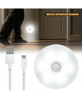 Hareket Sensörlü Usb Şarjlı Led Işık Lamba