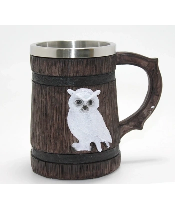 Harry Potter Hedwig Temalı 3d Kabartmalı Çelik Kupa Bardak Alk4378