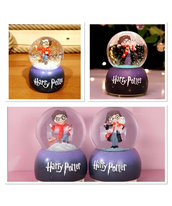 Harry Potter Üflemeli Işıklı Müzikli Kar Küresi Orta Boy Alk3119