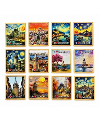 İstanbul Temalı Buzdolapı Süsü Magnet Alk5404