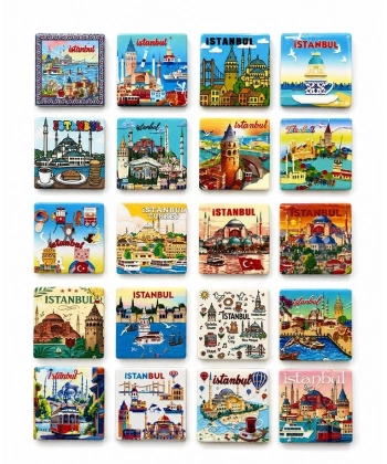 İstanbul Temalı Buzdolapı Süsü Magnet Alk5817