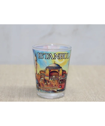 İstanbul Temalı Cam Shot Bardak Alk4356