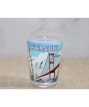 İstanbul Temalı Cam Shot Bardak Alk4357