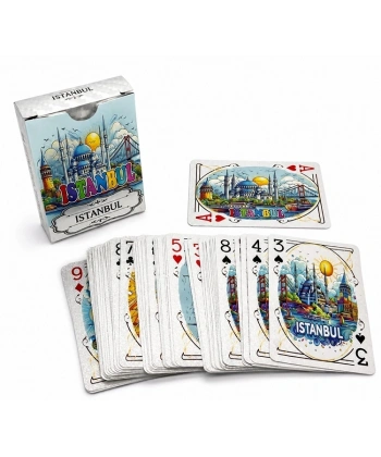 İstanbul Temalı İskambil Oyun Kartı Alk5659
