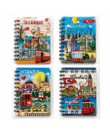 İstanbul Temalı Kabartmalı Defter Alk5823