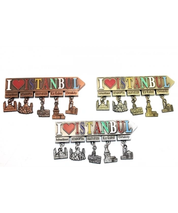 İstanbul Temalı Metal Magnet Alk3343