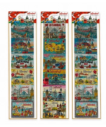 İstanbul Temalı Silikon Buzdolapı Süsü Magnet 6lı Set Alk5809
