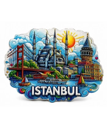 İstanbul Temalı Silikon Buzdolapı Süsü Magnet Alk5373