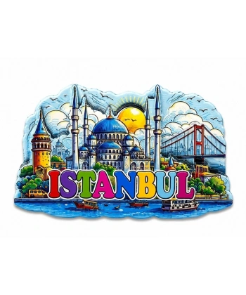 İstanbul Temalı Silikon Buzdolapı Süsü Magnet Alk5374