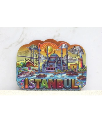 İstanbul Temalı Silikon Buzdolapı Süsü Magnet Alk5376