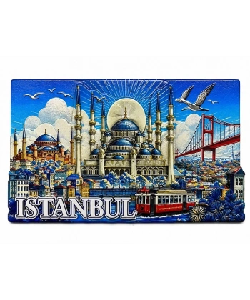 İstanbul Temalı Silikon Buzdolapı Süsü Magnet Alk5379