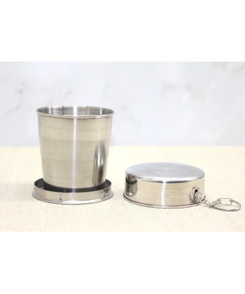 Katlanabilir Tekli Paslanmaz Çelik Shot Bardak Alk3936