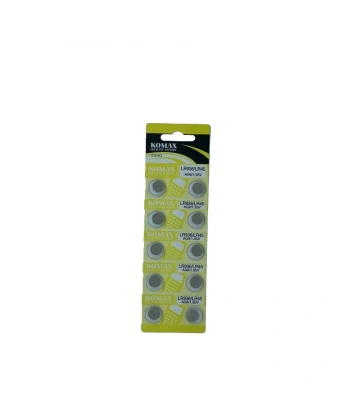 Komax Ag9 Lr936/lr45/394 Alkalin 10lu Düğme Pil