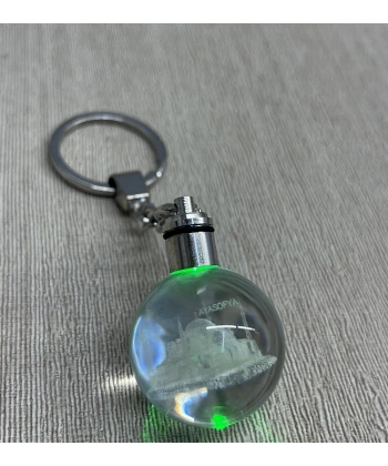 Ledli Ayasofya Tasarımı Kristal Anahtarlık Alk3803