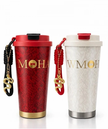 Lüks Tasarım Çift Katmanlı Vakumlu Termos Bardak Alk4642