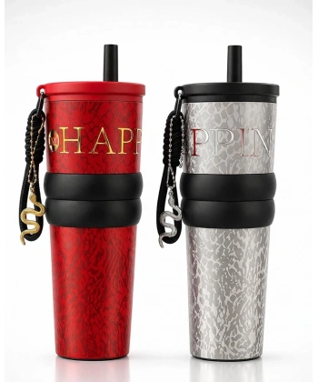 Lüks Tasarım Çift Katmanlı Vakumlu Termos Bardak Alk4643