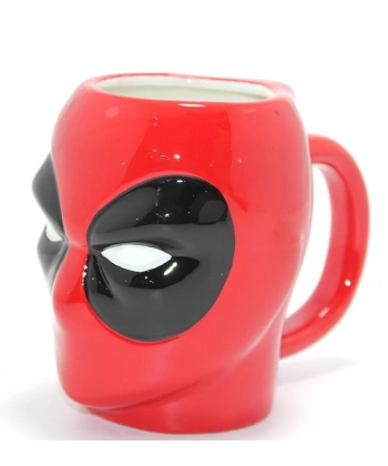 Marvel Deadpool 3d Kabartmalı Karakter Tasarımlı Kupa Bardak Alk4548