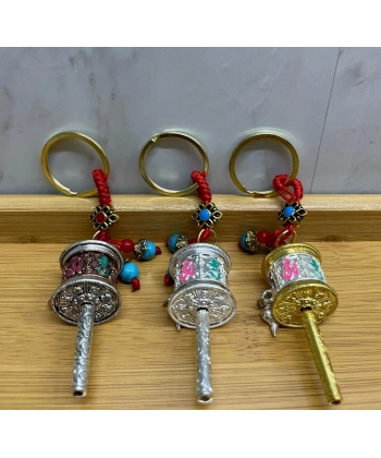 Metal Feng Shui Şans Çarkı Anahtarlık Alk4458