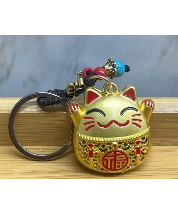 Metal Şans Ve Bereket Kedisi Anahtarlık Alk4463